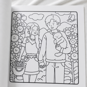 Soft Moments Coloring Book