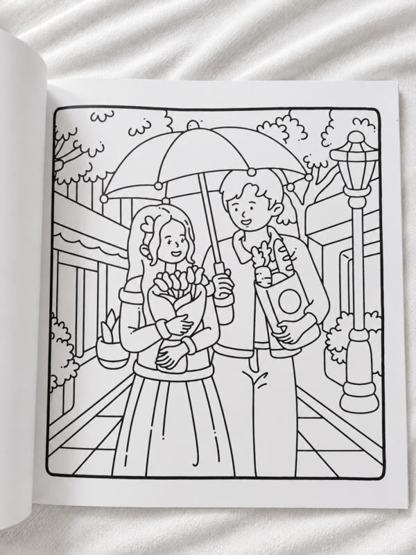 Soft Moments Coloring Book
