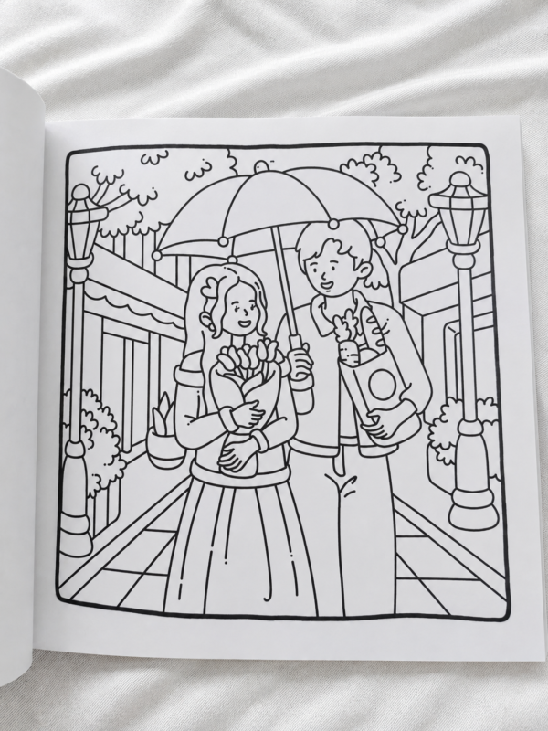 Soft Moments Coloring Book