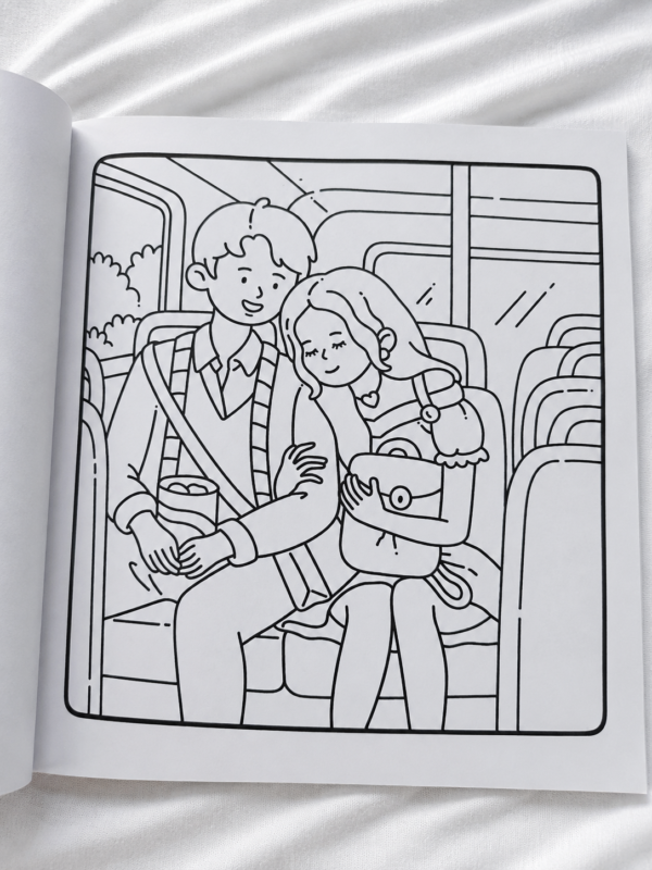 Soft Moments Coloring Book