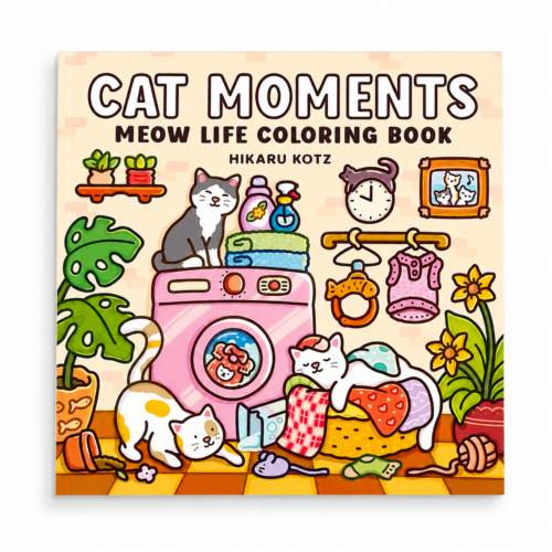 Cat Moments Coloring Book
