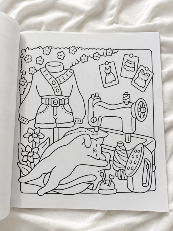 ChatGPT Image Aug 26, 2026, 04_26_40 AM Cat Moments Coloring Book